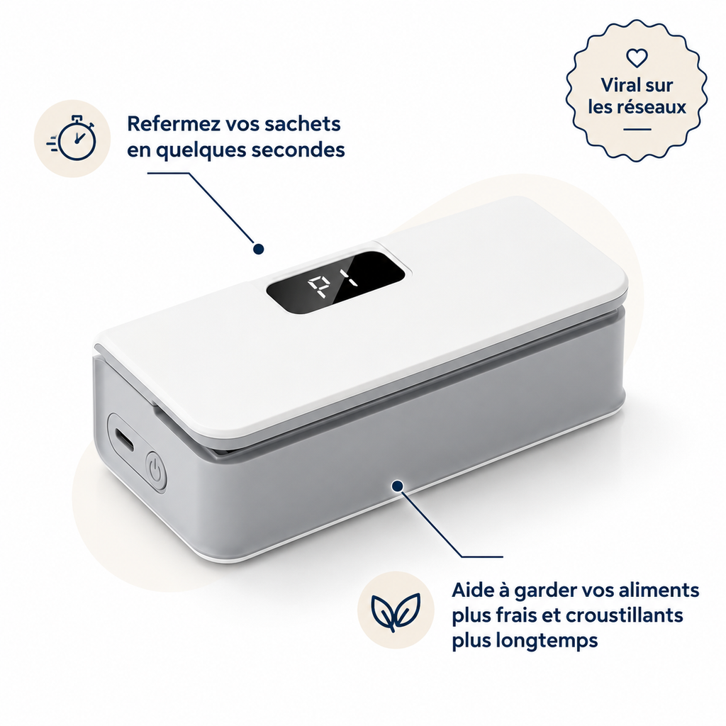 ZIPALIA® - Mini scelleuse de sachets 2-en-1