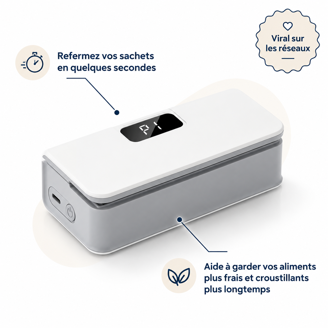 ZIPALIA® - Mini scelleuse de sachets 2-en-1