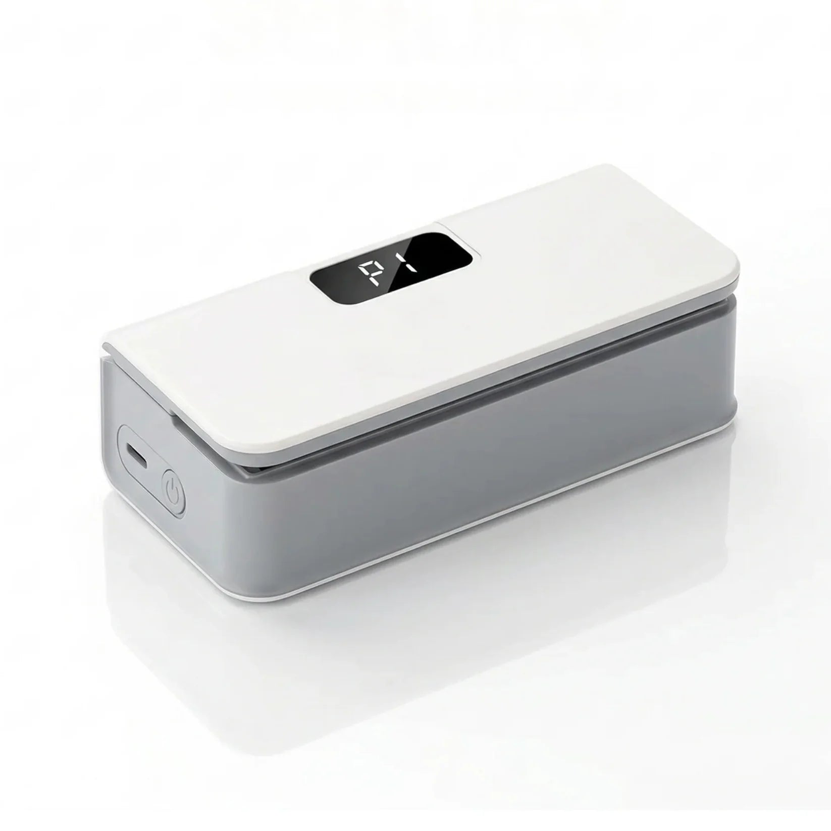 ZIPALIA mini scelleuse de sachets blanc et gris